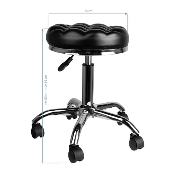 Am-302 kussen zwart cosmetica / Tabouret  4