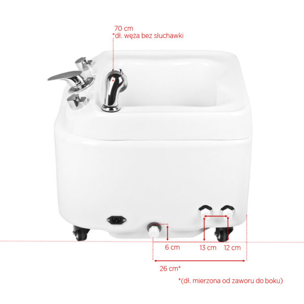 Azzurro voetenbad voor pedicure met hydromassage a023  9