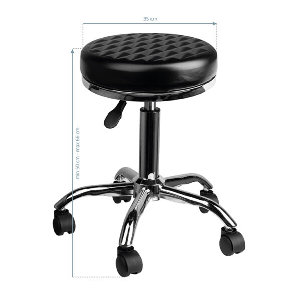 Cosmetica / Tabouret am-302 diamond black  4
