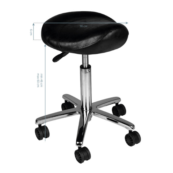 Cosmetica / Tabouret am-320 zwart  4