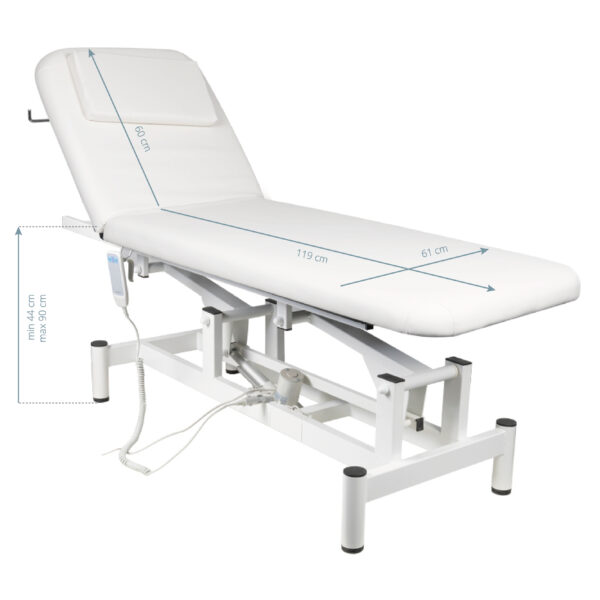 Elektrische massagebed 079 1 intens. wit  7
