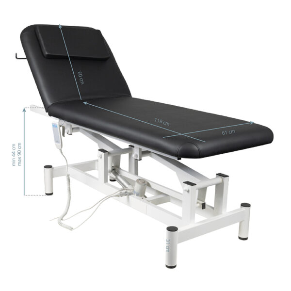 Elektrische massagebed 079 1 intens. zwart  6