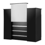 GABBIANO Salon balie YR-201 ZWART  1