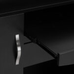 GABBIANO salon balie PIKO ZWART HOUT GOUD LEER  7