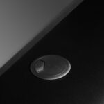 GABBIANO salon balie PIKO ZWART HOUT GOUD LEER  8