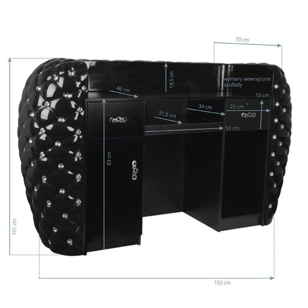 Gabbiano Black Diamond-salon balie  5