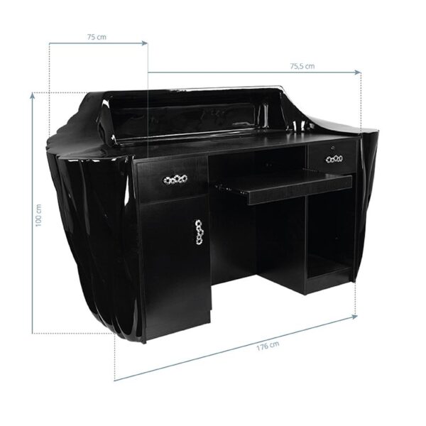 Gabbiano Black Opal salon balie  5