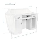 Gabbiano salon baliebalie opaal wit  6