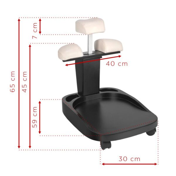 Pedicure voetenbad Azzurro met stimulator en kinderwagen  4