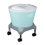 Pedicure voetenbad azzurro 981 trolley + bak  1