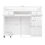 Salon balie 001D WIT  3