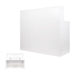 Salon balie 002C WIT  1