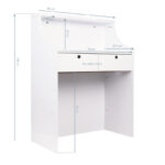 Salon balie E006A WIT  8
