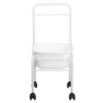 Set Pedicure voetenbad voor pedicure op wielen wit + voetmassage-stimulator met temperatuurbehoud am-506a  3