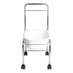 Set voetenbadvoor pedicure op wielen chroom + voetmassage stimulator met temperatuurbehoud am-506a  9