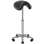 Tabouret 001b hoog zwart  1