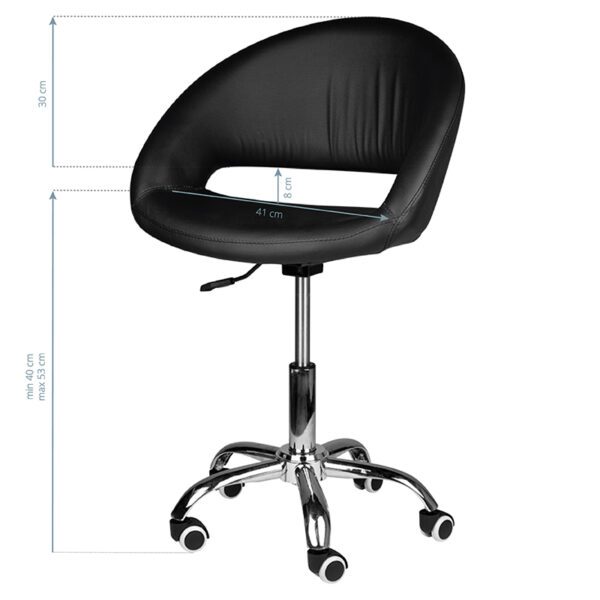 Tabouret 223 zwart  6