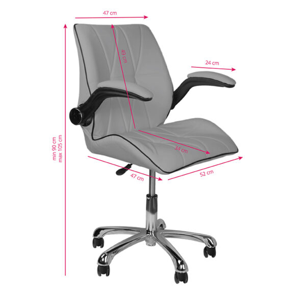 Tabouret 239b grijs  6