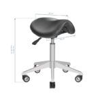 Tabouret azzurro 010f bump-up zwart  4