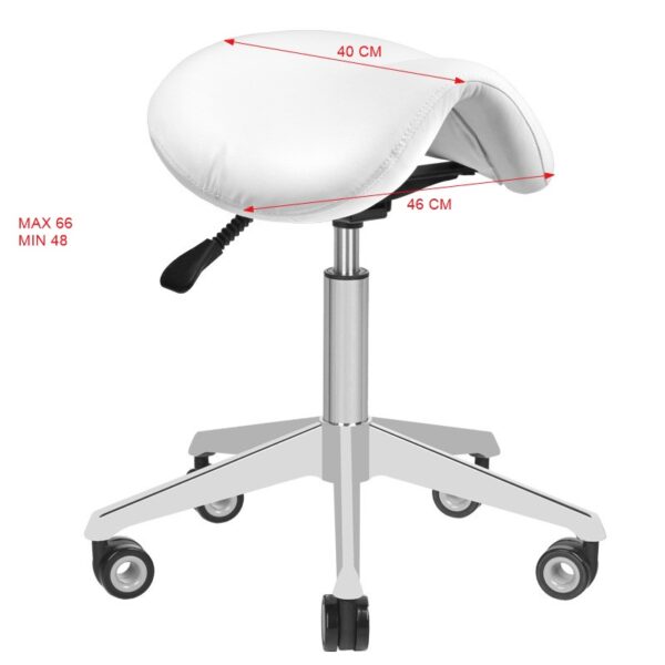 Tabouret azzurro 010s wit  4