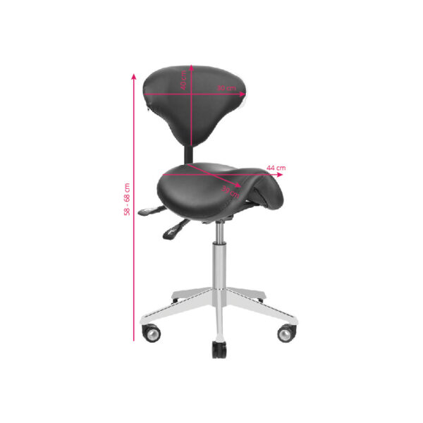 Tabouret azzurro 037s zwart  4