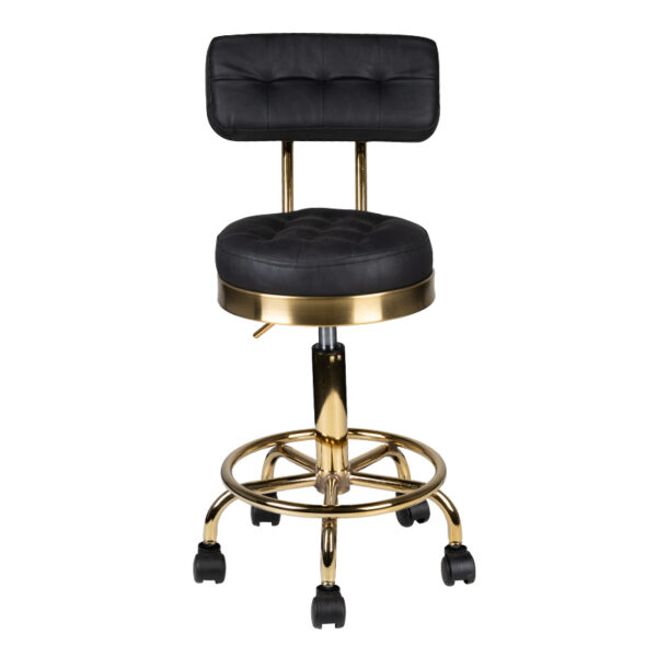 Tabouret goud am-830 zwart  2