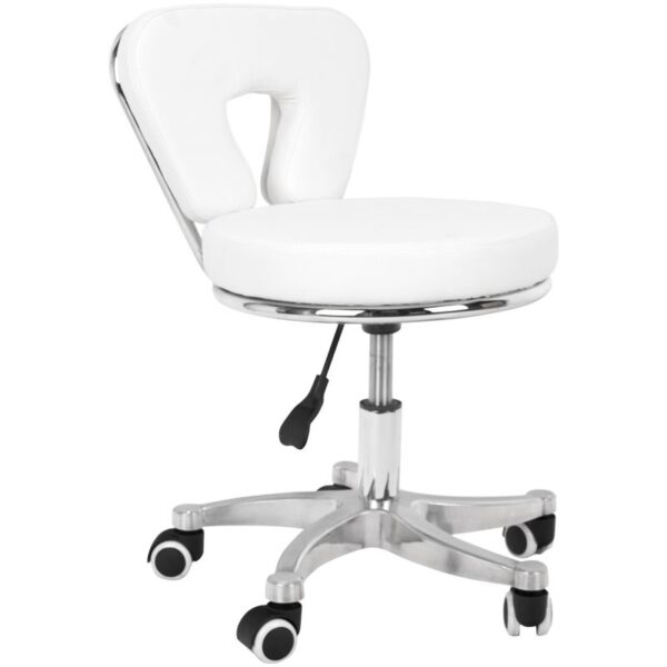 Tabouret voor pedicure 9266 wit  2