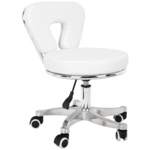 Tabouret voor pedicure 9266 wit  1