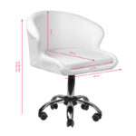 Witte dame Tabouret  5