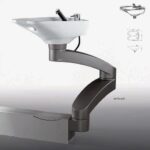 Zwenkarm wasbak Contura Swing wand aansluiting Jobt