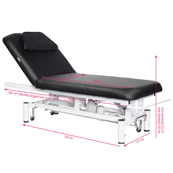 Elektrisch bed voor massage azzurro 684 1 sterk zwart  5