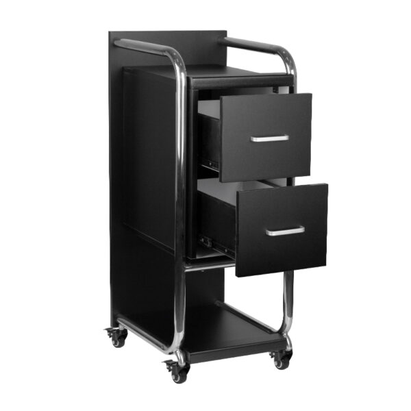 GABBIANO kappers werkwagen SOLO ZILVER ZWART  3