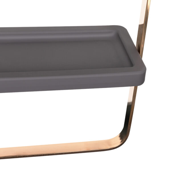 GABBIANO kaptafel met spiegel SOLO GOUD GRIJS  2