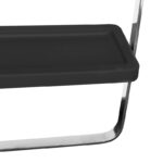 GABBIANO kaptafel met spiegel SOLO ZILVER ZWART  2