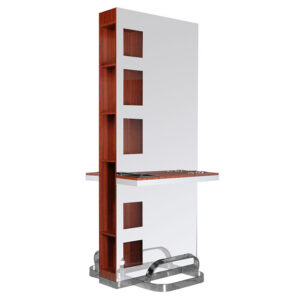 Gabbiano dubbelzijdige kaptafel met spiegel b058a kersen  1