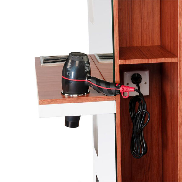 Gabbiano dubbelzijdige kaptafel met spiegel b058a kersen  6