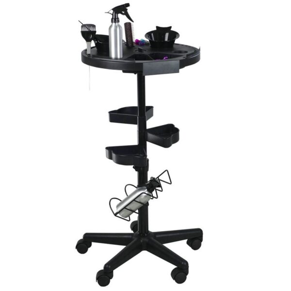 Gabbiano kappers werkwagen 175 timer zwart  2