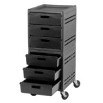 Gabbiano kappers werkwagen 200a zwart-grijs  2