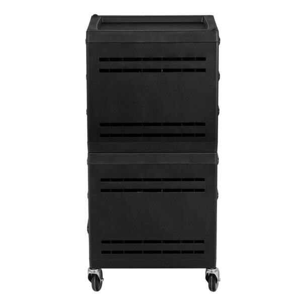 Gabbiano kappers werkwagen 200a zwart-grijs  3