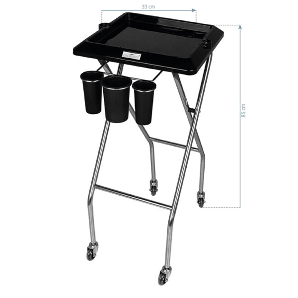 Gabbiano kappers werkwagen 294 zwart  6