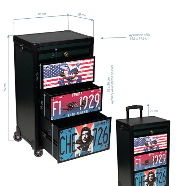 Gabbiano kappers werkwagen 906  7