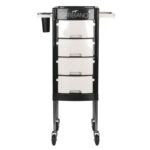 Gabbiano kappers werkwagen ft65-1 zwart/wit  4