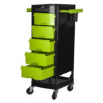 Gabbiano kappers werkwagen ft65 zwart/groen  3