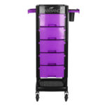 Gabbiano kappers werkwagen ft65 zwart/paars  2