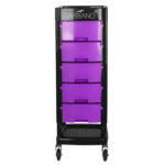 Gabbiano kappers werkwagen ft65 zwart/paars  3