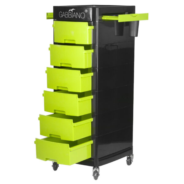 Gabbiano kappers werkwagen ft67 zwart/groen  2