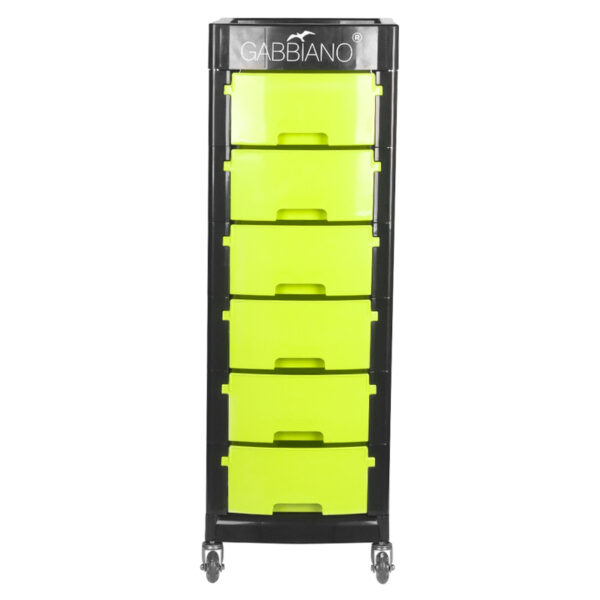 Gabbiano kappers werkwagen ft67 zwart/groen  3