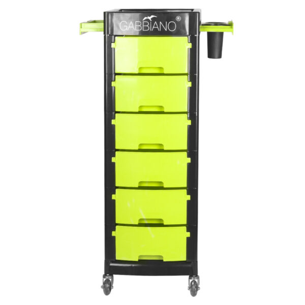 Gabbiano kappers werkwagen ft67 zwart/groen  4