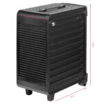 Gabbiano mobiele kappers werkwagen 227 zwart  8