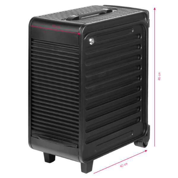 Gabbiano mobiele kappers werkwagen 227 zwart  8